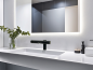 Preview: 2-in-1 Händetrockner CleanStream - Wash+Dry, Edelstahl -schwarz-